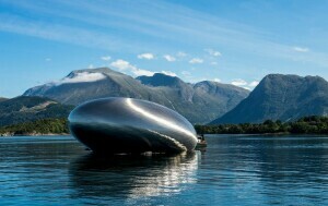 Plutajuća art instalacija Salmon Eye u Norveškoj - 3