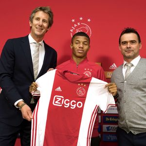 Edwin van der Sar, David Neres i Marc Overmars (Foto: AFP)