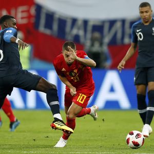 Eden Hazard, Paul Pogba i Kylian Mbappe (Foto: AFP)