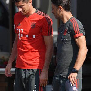 Niko Kovač i Robert Lewandowski (Foto: AFP)