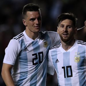 Giovani Lo Celso i Lionel Messi (Foto: AFP)
