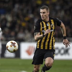 Ognjen Vranješ u dresu AEK-a (Foto: AFP)