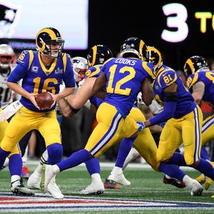 Jared Goff na SuperBowlu (Foto: AFP)