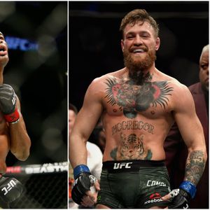 Silva vs McGregor (Foto: AFP)