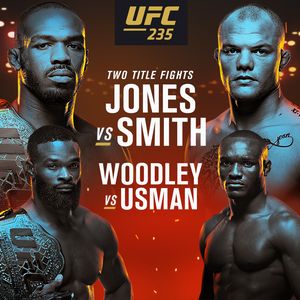 UFC 235 poster