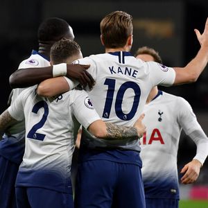 Slavlje Tottenhama (Foto: AFP)