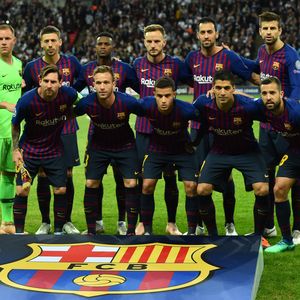 Momčad Barcelone (Foto: AFP)