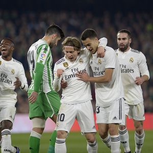 Modrić slavi pogodak (Foto: AFP)