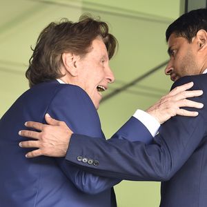 Pini Zahavi i Nasser Al-Khelaifi (Foto: AFP)