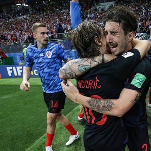 Šime Vrsaljko i Luka Modrić (Photo: Igor Kralj/PIXSELL)