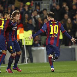 Luis Suarez, Neymar, Ivan Rakitić i Lionel Messi (Foto: AFP)