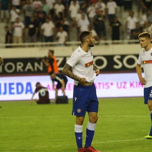 Igrači Hajduka u šoku (Photo: Ivo Cagalj/PIXSEL)