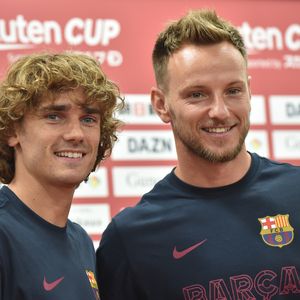 Antoine Griezmann i Ivan Rakitić (Foto: AFP)