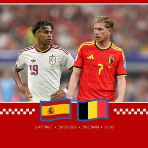 ŠPANJOLSKA - BELGIJA: Furija u lovu na prvo polufinale SP-a nakon 16 godina