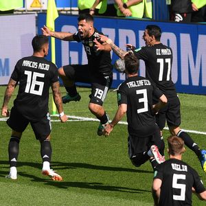 Slavlje Argentine (Foto: AFP)