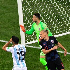 Messi pred golom Hrvatske (Foto: AFP)
