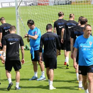 Zlatko Dalić na treningu Vatrenih (Photo: Goran Kovacic/PIXSELL)