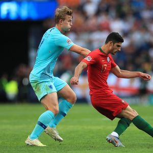Matthijs de Ligt i Goncalo Guedes (Photo: Mike Egerton/Press Association/PIXSELL)