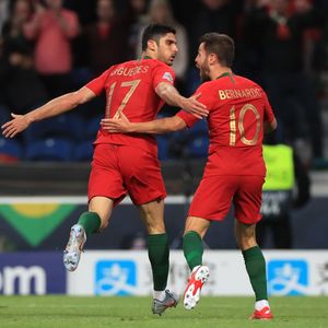 Goncalo Guedes i Bernardo Silva (Foto: AFP