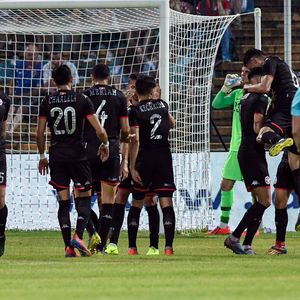 Tunis slavi gol protiv Hrvatske (Foto: AFP)