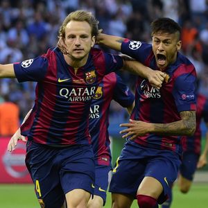 Ivan Rakitić i Neymar (Foto: AFP)