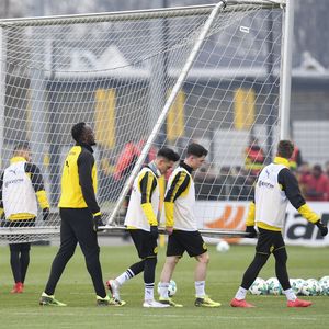 Usain Bolt na treningu Borussije Dortmund (Foto: AFP)