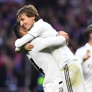 Luka Modrić slavi pogodak (Foto: AFP)