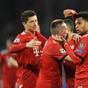 Slavlje igrača Bayerna (Foto: AFP)