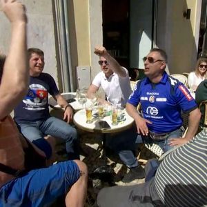Navijači Dinama u Lisabonu (GOL.hr)