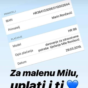 Hrvatski sportaši u akciji za Milu (Screenshot)