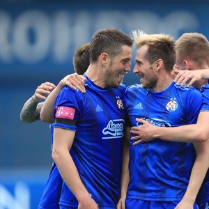Arijan Ademi, Izet Hajrović, Dani Olmo (Foto: Slavko Midzor/PIXSELL
