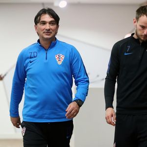 Zlatko Dalić i Ivan Rakitić (Photo: Sanjin Strukic/PIXSELL)