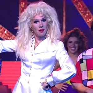 David Amaro kao Lepa Brena u showu Tvoje lice zvuči poznato