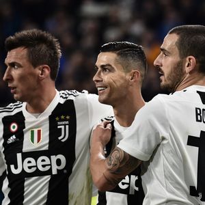 Mandžukić, Ronaldo i Bonucci (Foto: AFP)