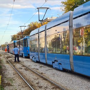 Zastoj tramvaja, ilustracija