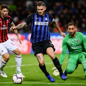 Mauro Icardi i Gianluigi Donnarumma (Foto: AFP)
