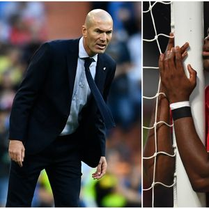 Paul Pogba i Zinedine Zidane (Foto: AFP)