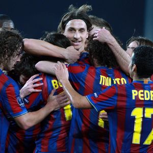 Ibrahimović je u Španjolskoj igrao za Barcelonu (Foto: AFP)