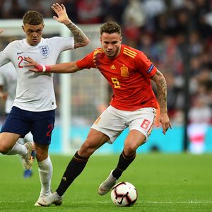Kieran Trippier i Saul Niguez (Foto: AFP)