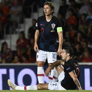 Luka Modrić i Šime Vrsaljko (Foto: AFP)