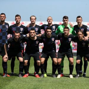 Hrvatska momčad protiv Walesa (Photo: Goran Stanzl/PIXSELL)