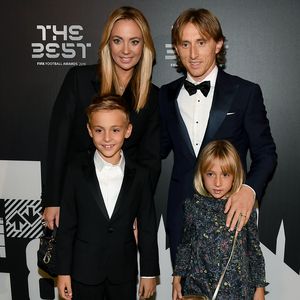 Luka Modrić s obitelji (Foto: AFP)