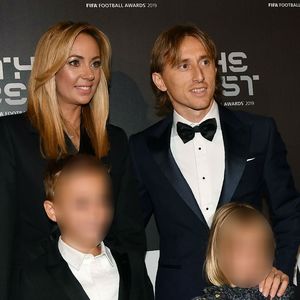 Luka Modrić s obitelji (Foto: AFP)