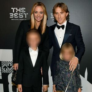 Luka Modrić s obitelji (Foto: AFP)