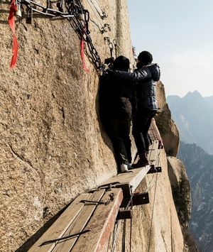 Plank Walk in the Clouds, Huashan, Kina - 5