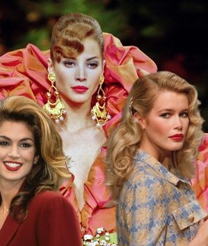 Cindy Crawford, Christy Turlington i Claudia Schiffer