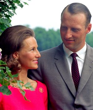 Zaruke Haralda V. i Sonje Haraldsen 1968.