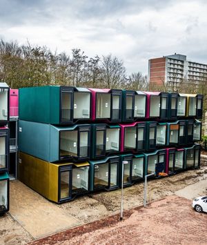 Modularne kuće za mlade, QSpace, Nizozemska - 6