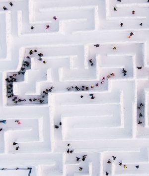 Najveći snježni labirint na svijetu