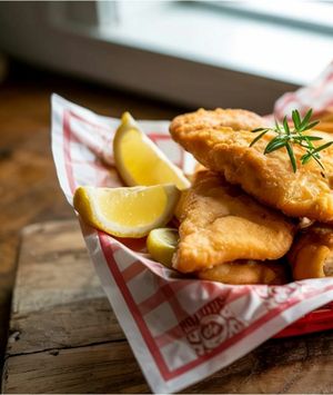 Pržena riba u tijestu s limunom